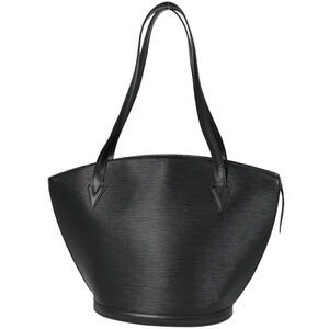 Louis Vuitton Saint Jacques Shopping Shoulder Bag Tote Epi Noir Black